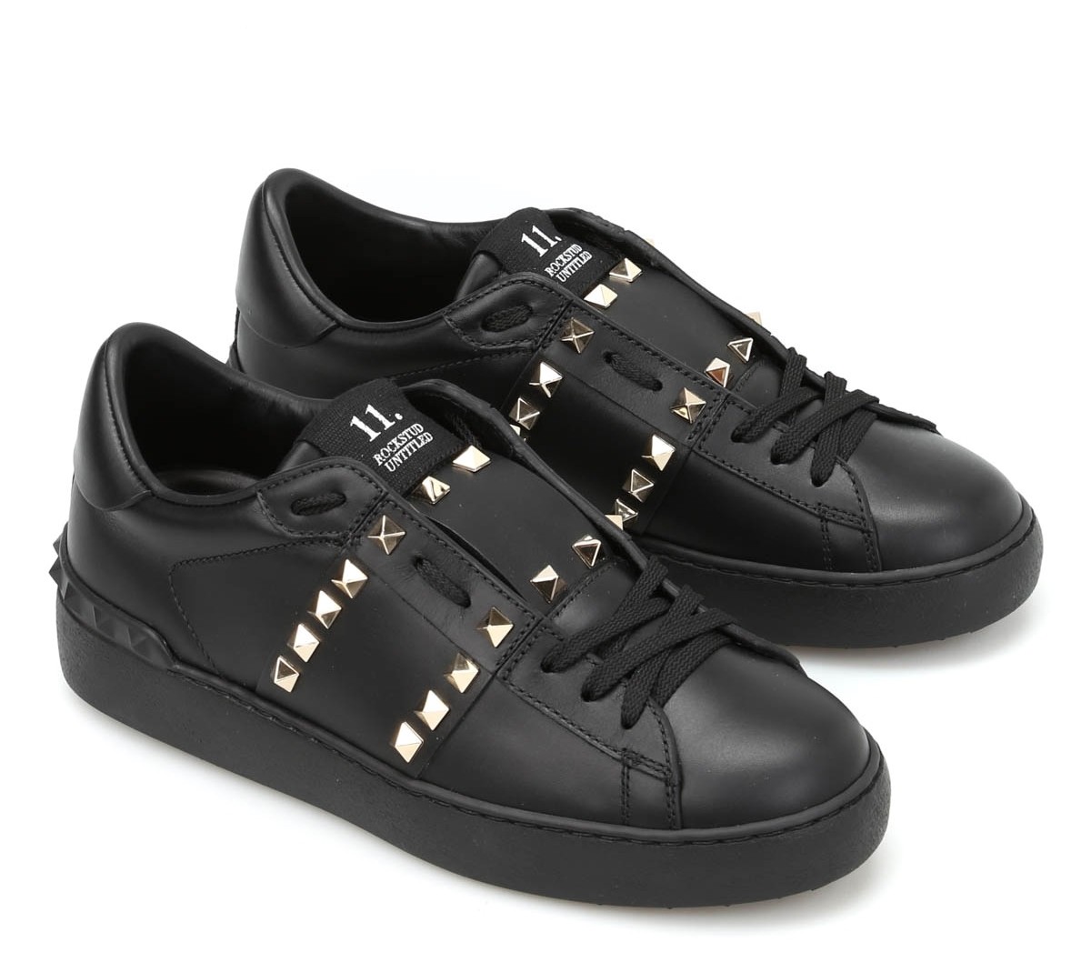 Valentino Black Rockstud Untitled Sneaker