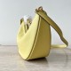 Valentino VLogo Moon Small Hobo Bag with Chain in Yellow Leather