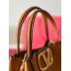 Valentino Alltime Medium Bag in Brown Grained Calfskin