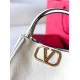 Valentino Alltime Medium Bag in White Grained Calfskin