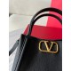 Valentino Alltime Small Bag in Black Grained Calfskin