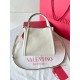 Valentino Alltime Small Bag in White Grained Calfskin