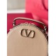 Valentino VLogo Signature Mini Bag in Beige Calfskin