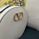 Valentino VLogo Signature Mini Bag in White Calfskin