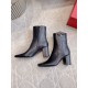 Valentino VLogo The Bold Edition Ankle Boots 70mm in Black Calfskin