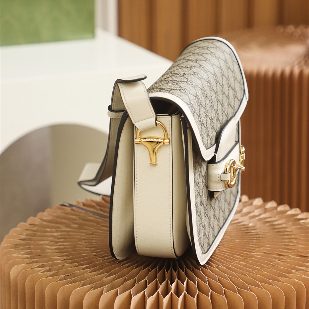 Gucci Saddle Bag Mini White Leather