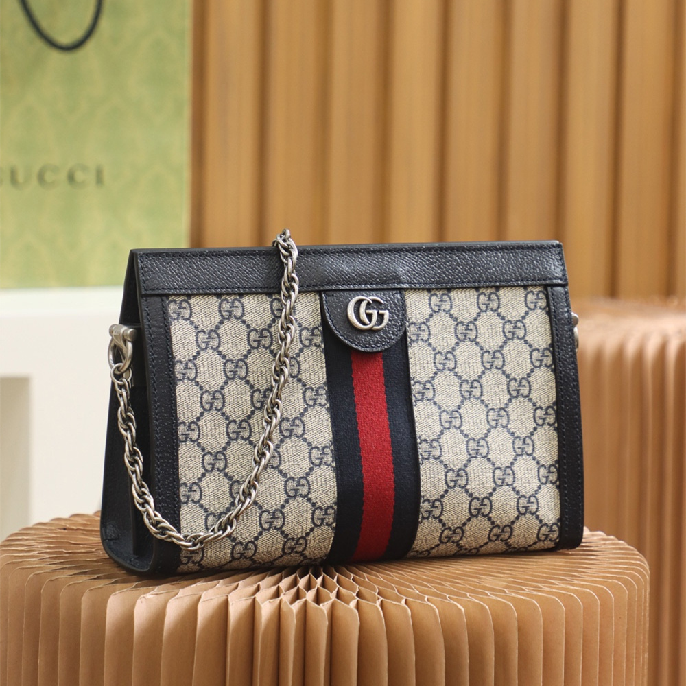 Gucci Classic Bag Ophidia Series Navy Blue