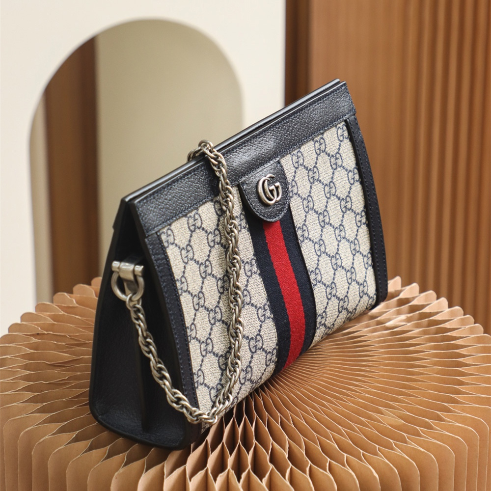 Gucci Classic Bag Ophidia Series Navy Blue