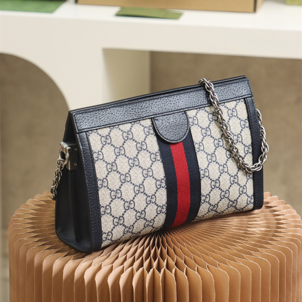 Gucci Classic Bag Ophidia Series Navy Blue