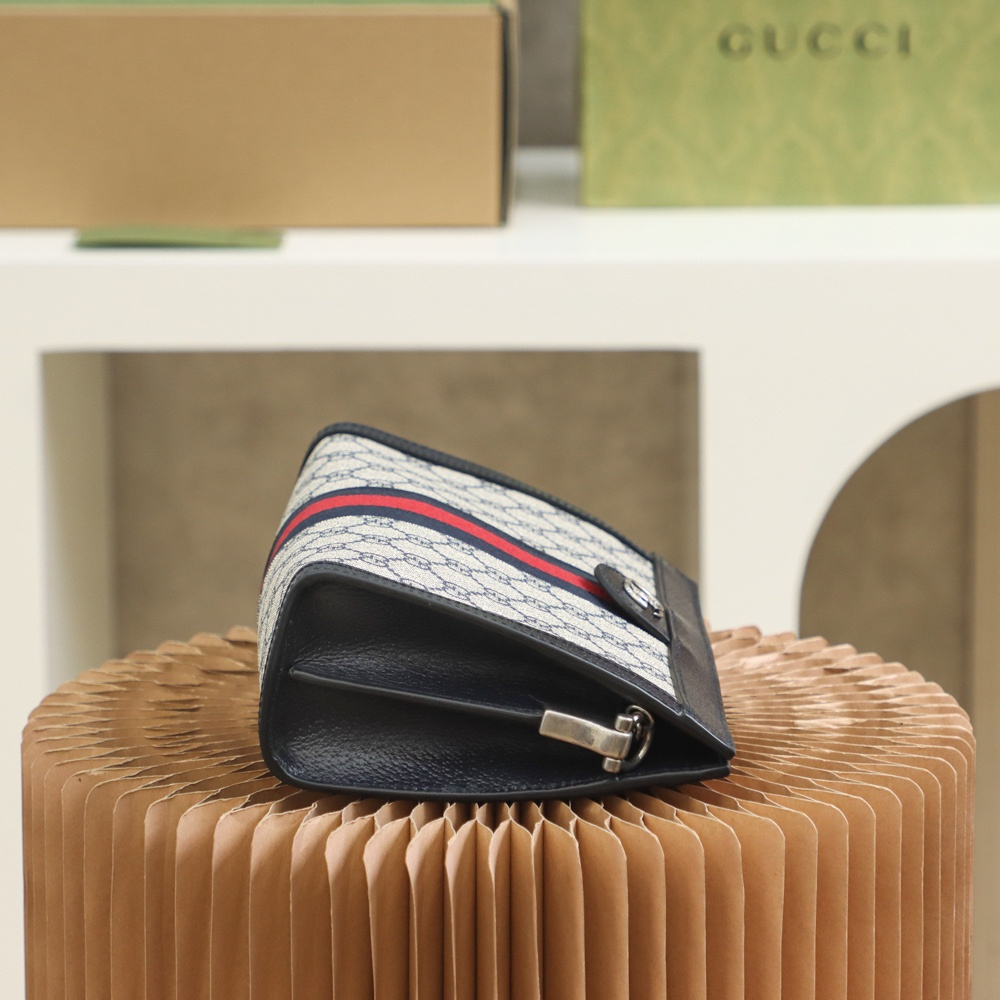 Gucci Classic Bag Ophidia Series Navy Blue