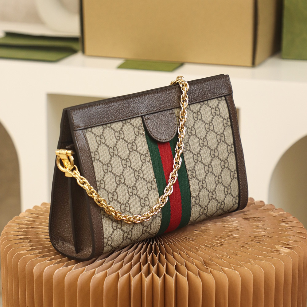 Gucci Ophidia Series Classic Brown Leather