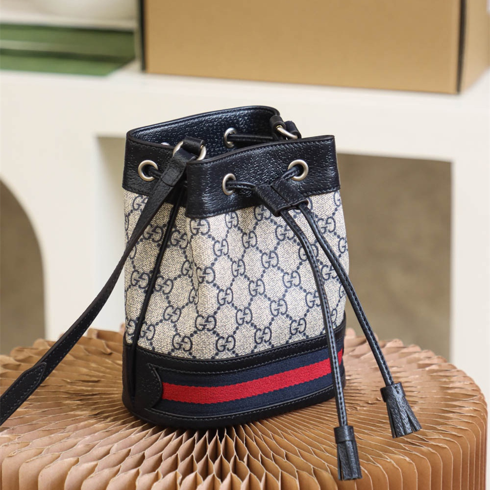 Gucci Bucket Bag Navy Blue