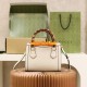 Gucci Bamboo Handle Bag Off-White