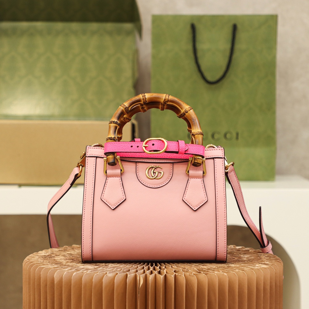 Gucci Handbag Diana Princess Edition Pink