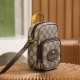 Gucci Shoulder Bag Classic Canvas Tiger Head