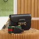 Gucci Shoulder Bag Horsebit Series Black Small