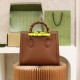 Gucci Bamboo Handle Bag Brown Large