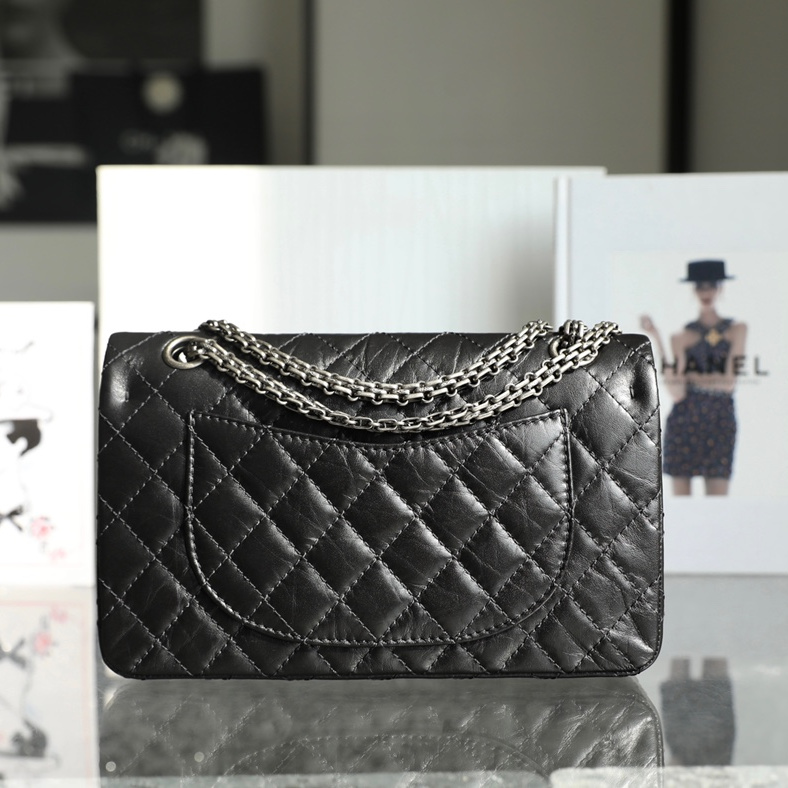 Chanel 2.55 Series Vintage Silver Small