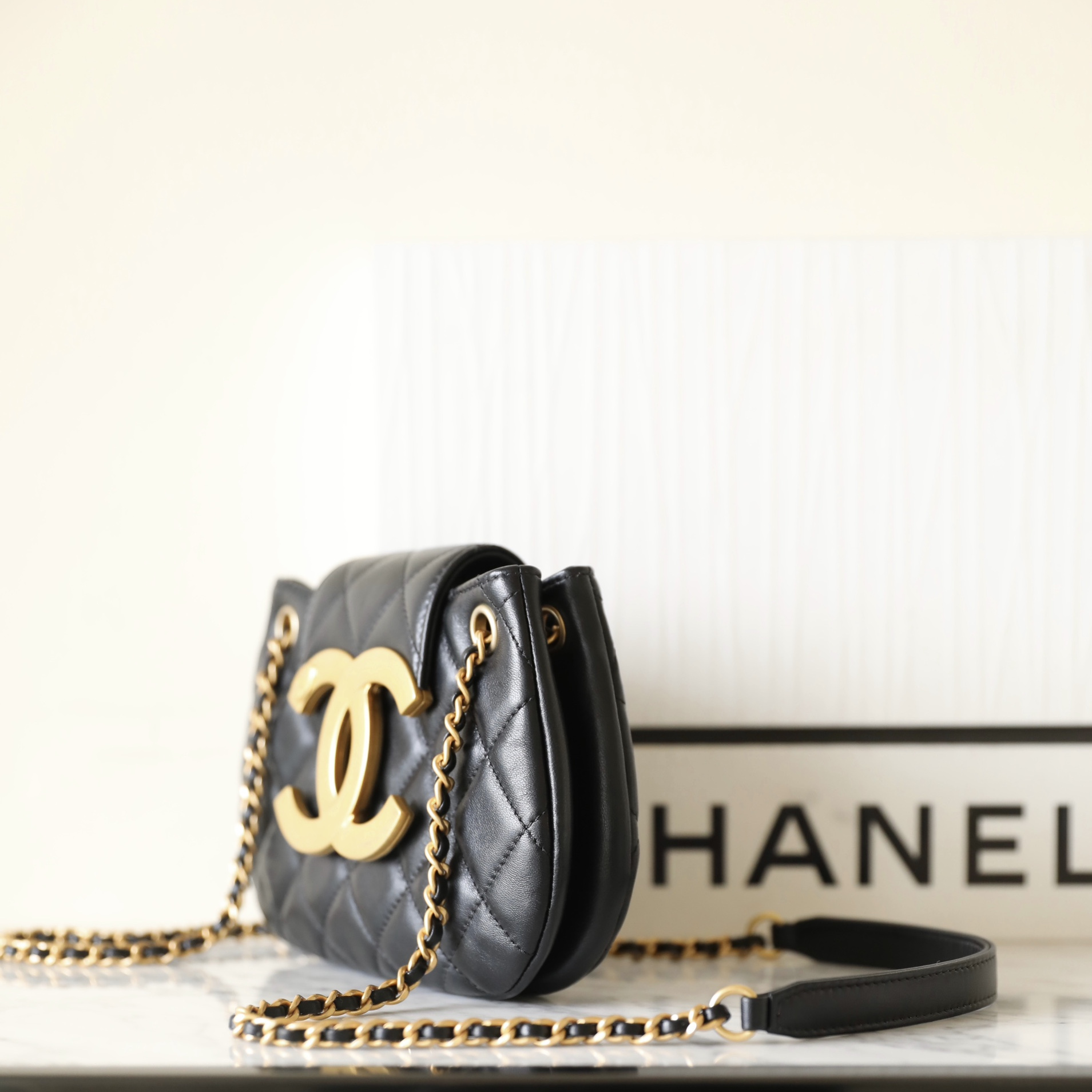 Chanel 24C Crossbody Round Bag