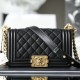 Chanel LeBoy Chip Edition Shoulder Bag Vintage Gold Small