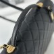 Chanel Backpack 22K Series Black and Gold Calfskin