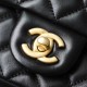 Chanel Mini Gold Ball Flap Bag Black and Gold