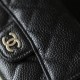 Chanel Long Wallet Caviar Leather Silver Buckle Medium