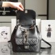 Chanel 23C Vintage Backpack Series Black Large