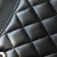 Chanel Flap Bag CF Series Chip Version Black and Silver