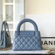 Chanel 23K Tote Bag Series Denim Blue Large