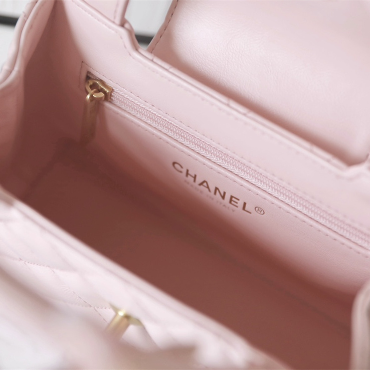 Chanel Shoulder Tote Bag Kelly Series Light Pink Large