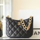 Chanel Luxury Hobo Bag 23A Series Black and Gold