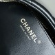 Chanel Hobo  Bag Black and Gold Large