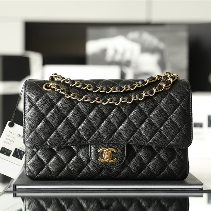 Chanel Flap Bag CF Series Caviar Medium