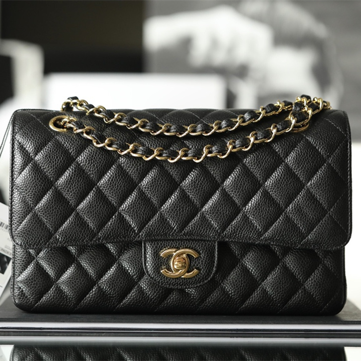 Chanel Flap Bag CF Series Caviar Medium