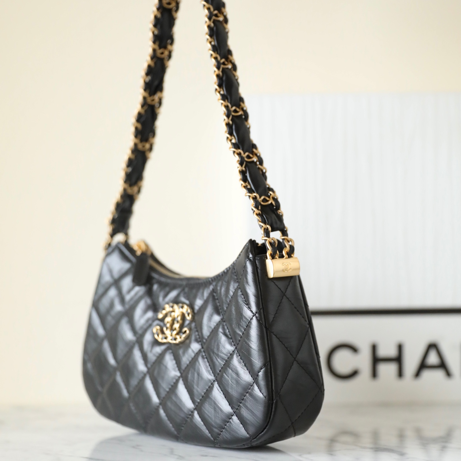 Chanel Official Website 23K Series Small Black and Gold