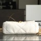 Chanel Official Website 19 Bag Lambskin Shoulder Bag White