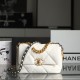 Chanel Official Website 19 Bag Lambskin Shoulder Bag White