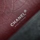 Chanel Classic Flap Bag Caviar Leather Large Black and Silver