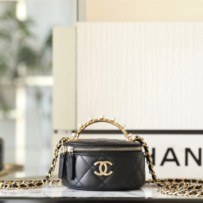 Chanel Official Website 23B Series Chain Cosmetic Bag