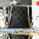 Chanel 22P Backpack Series Black and Gold