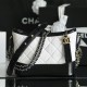 Chanel Hobo Bag Black and White Quilted