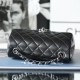 Chanel Flap Bag Mini Lambskin Large Silver