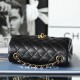 Chanel Flap Bag Mini Lambskin Large Gold