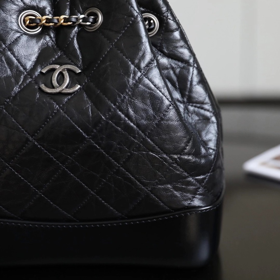 Chanel Top Replica Hobo Backpack Genuine Leather