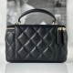 Chanel Black Handheld Cosmetic Bag