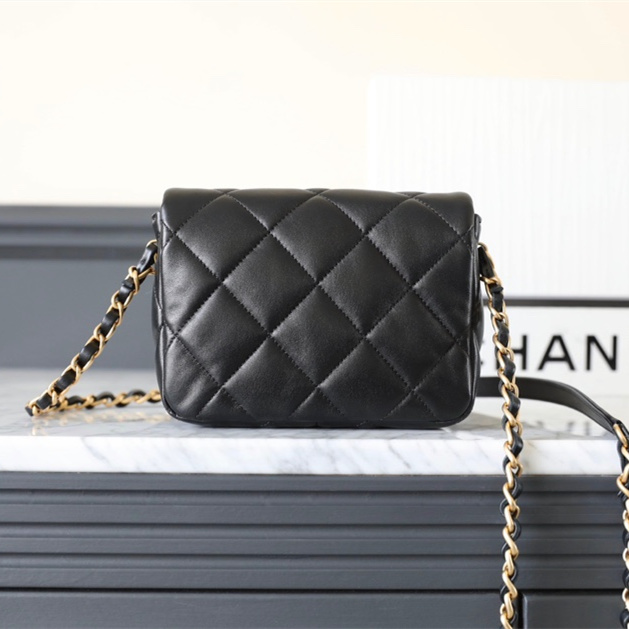 Chanel 23S Series Heart Small Square Bag Lambskin