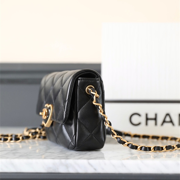 Chanel 23S Series Heart Small Square Bag Lambskin