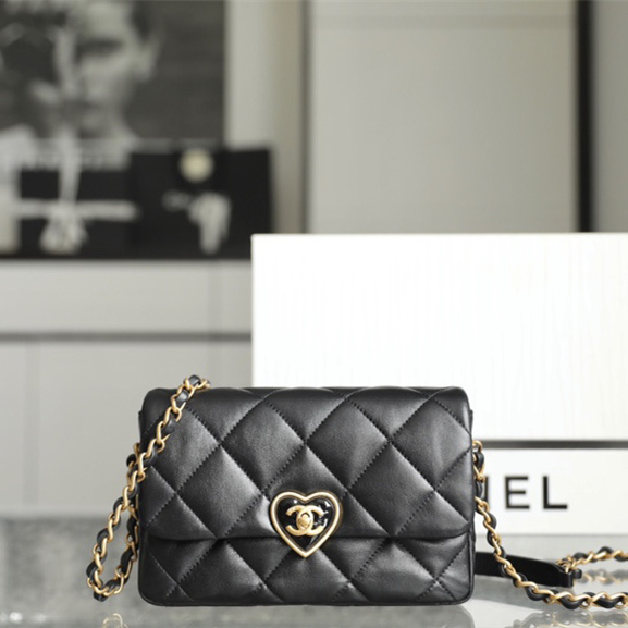 Chanel 23S Heart Flap Bag Lambskin