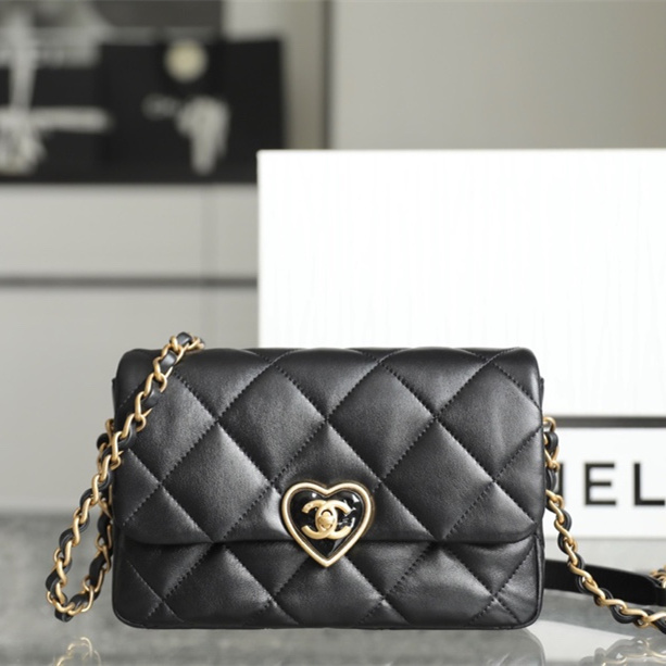 Chanel 23S Heart Flap Bag Lambskin